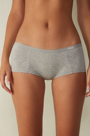 Intimissimi Katoenen Boyshorts Grijs | NLJZR54080